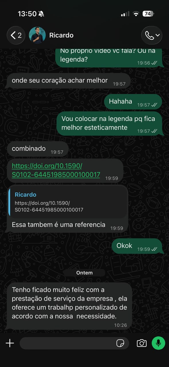 Avaliação de Ricardo Augusto, Clínica Ricardo Augusto